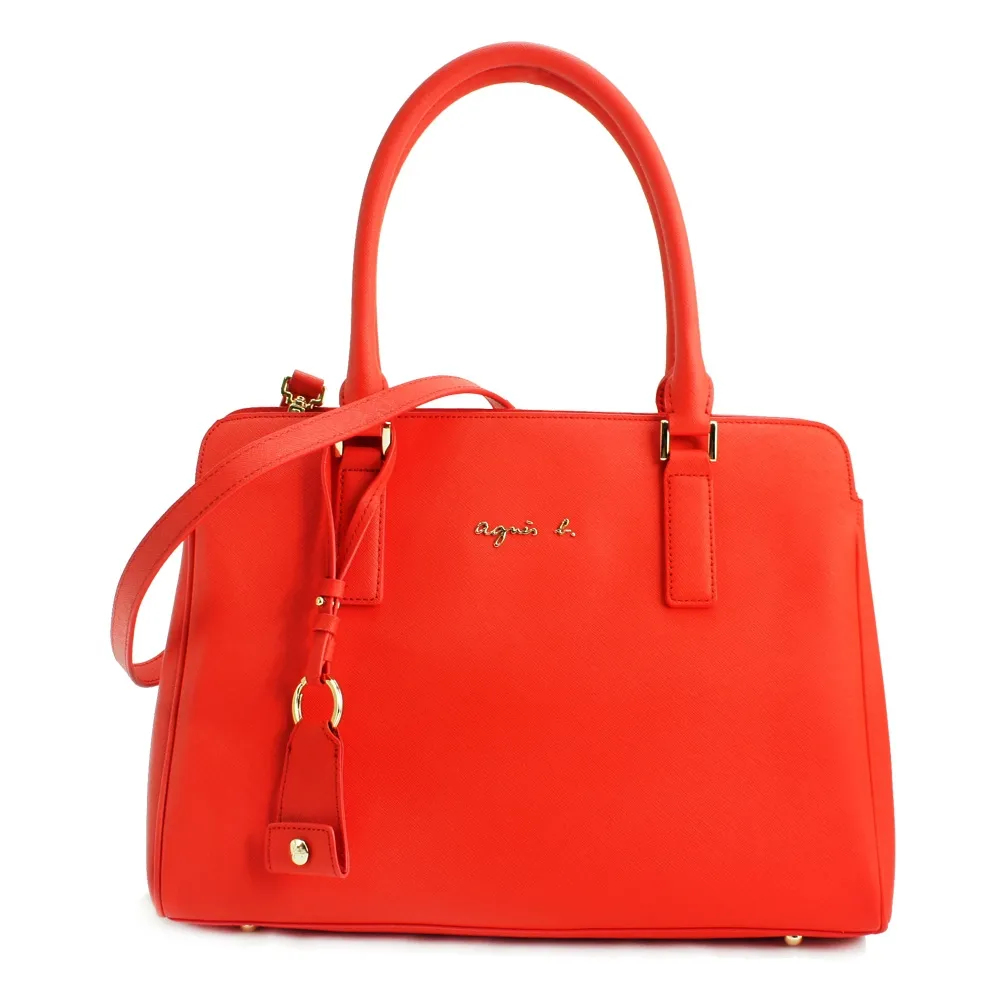 agnes b. VOYAGE金屬logo南瓜型手提/斜背包(粉) 歷史價格詳細信息