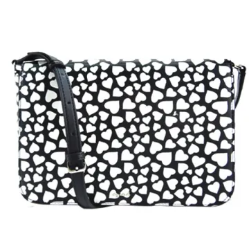 agnes b.愛心雙色皮革吊飾(黑白) 歷史價格詳細信息