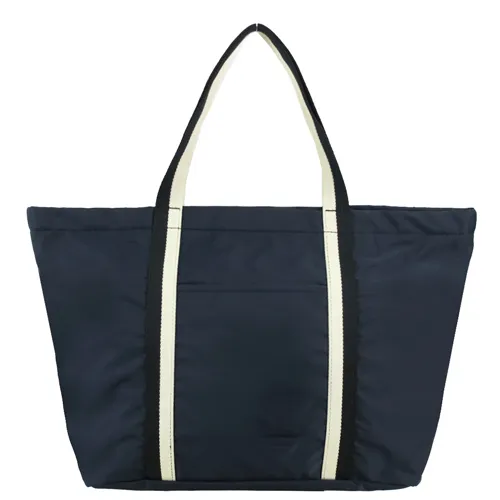 agnes b. 條紋織布鐵環尼龍肩背包(小/橘) 歷史價格詳細信息