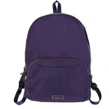 agnes b金屬方牌素面後背包(深藍) 歷史價格詳細信息