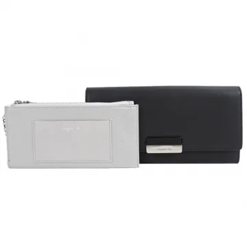 agnes b.雙色金屬牌翻蓋長夾(附鍊卡夾)(紅) 歷史價格詳細信息