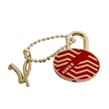 agnes b.橢圓鐵牌防刮二用包(藍白) 歷史價格詳細信息