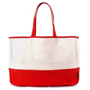 agnes b. 雙色漆皮手提包-大/紅 歷史價格詳細信息