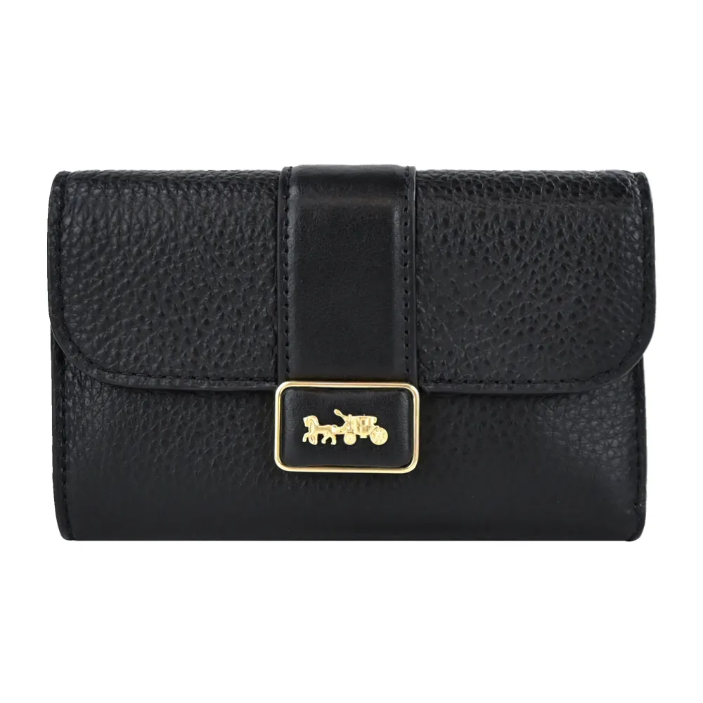 【COACH】素面細紋牛皮商務男款皮帶(黑) 歷史價格詳細信息