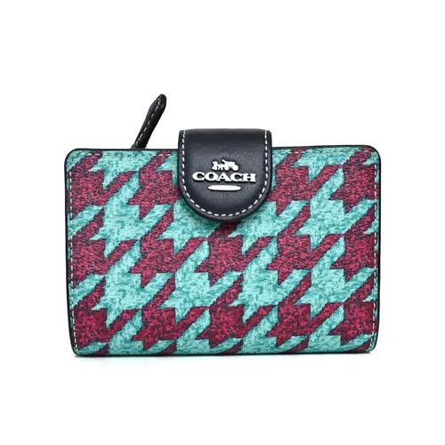 COACH藍紅千鳥紋直式方型單肩斜後背胸背男包 歷史價格詳細信息