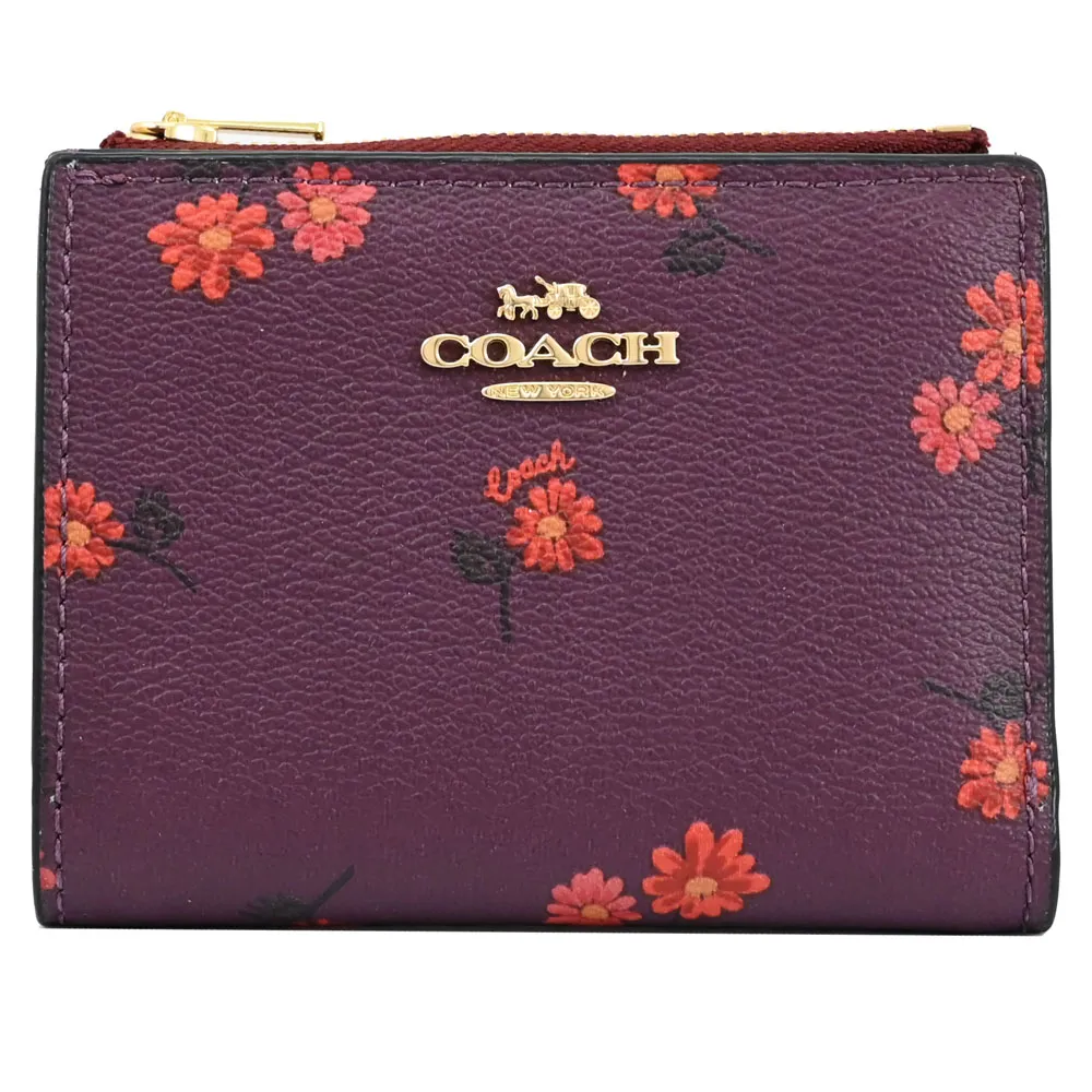 【COACH】花卉印花皮革手拿包 歷史價格詳細信息