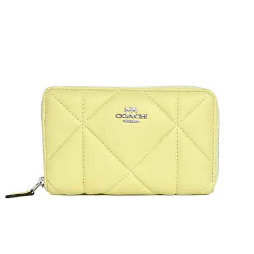 【COACH】線縫C字全皮立體彎底肩背-斜背兩用包(糖果粉/小款) 歷史價格詳細信息