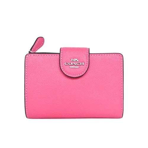 【COACH】防刮皮革字牌手提-斜背方包(胭脂粉/迷你款) 歷史價格詳細信息
