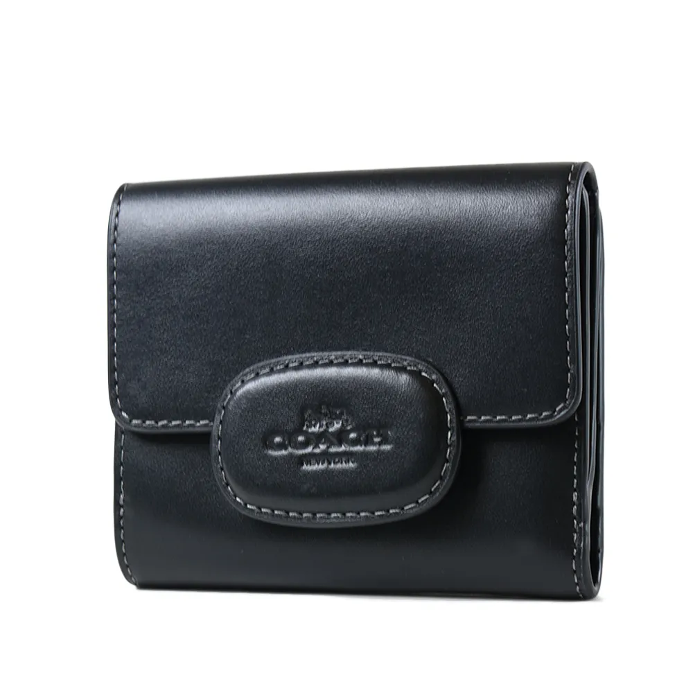 【COACH】滑面牛皮前口袋中性男款斜背兩用胸前腰包(黑) 歷史價格詳細信息