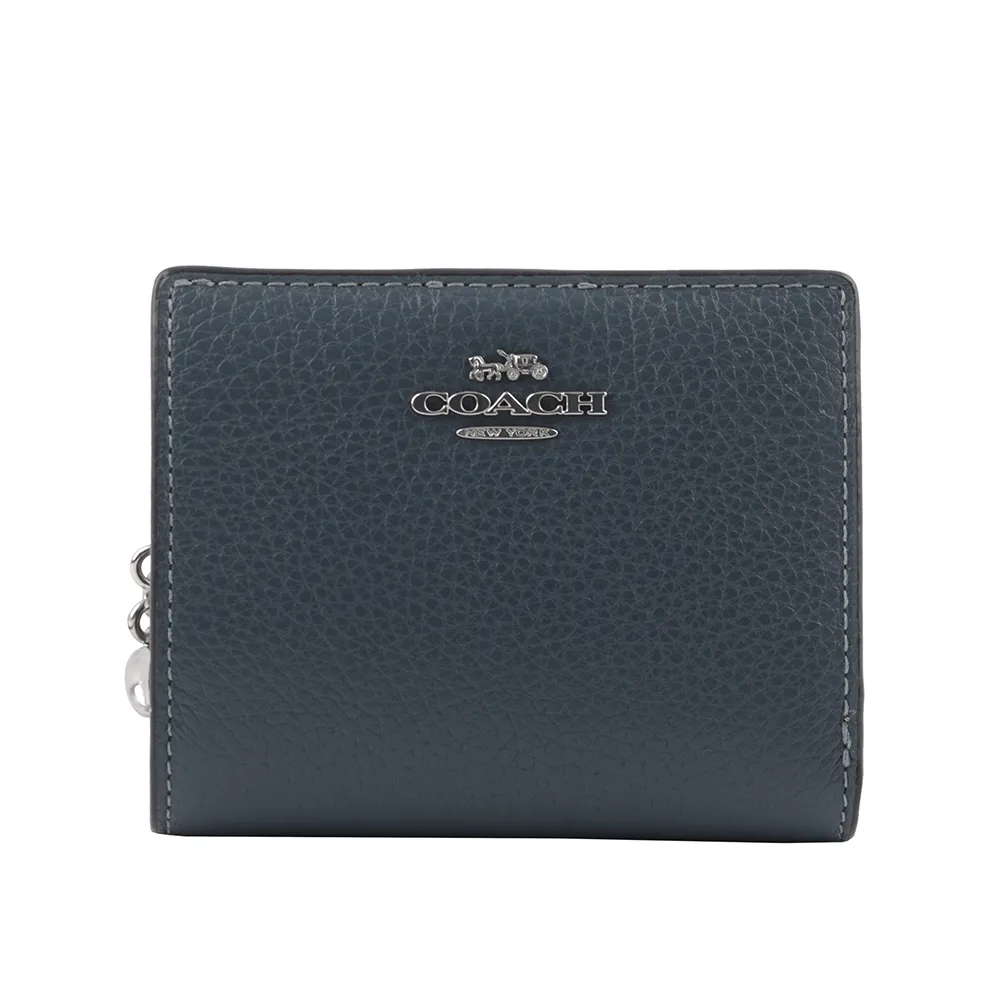 COACH C2862 金屬C LOGO荔枝皮革對折零錢短夾.淺棕 歷史價格詳細信息