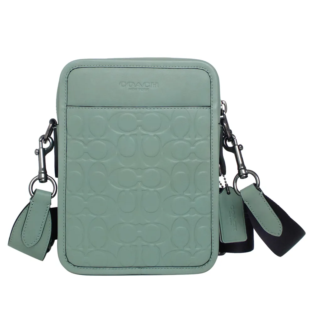 【COACH】浮雕C LOGO 8卡男款短夾附活動證件夾(浮雕黑) 歷史價格詳細信息