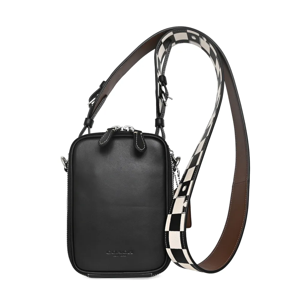 COACH 男款 小C LOGO雙面用羊毛圍巾-黑/灰 歷史價格詳細信息