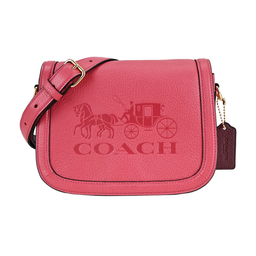 COACH 壓印馬車LOGO素面荔枝紋皮革手拿包(米白) 歷史價格詳細信息