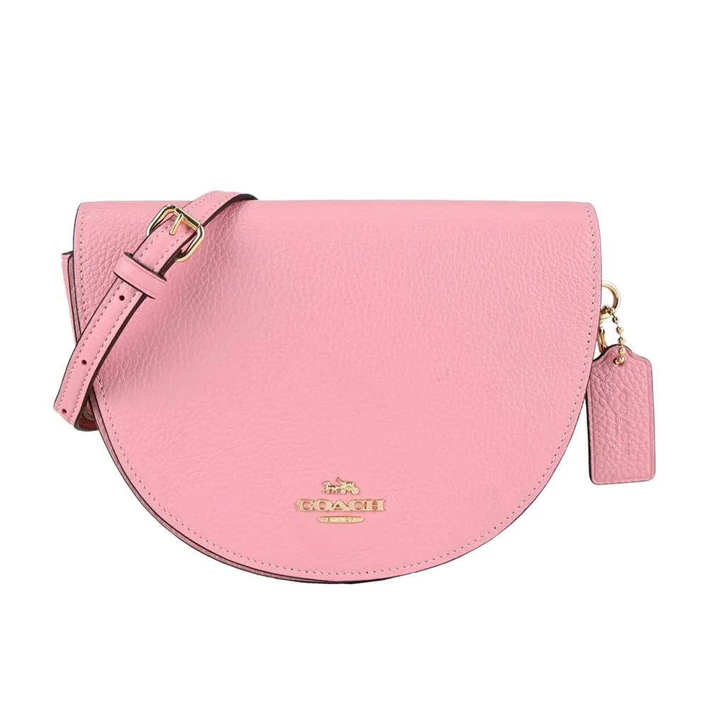 COACH牛奶糖色荔枝紋全皮中款鍊帶肩背相機包 歷史價格詳細信息