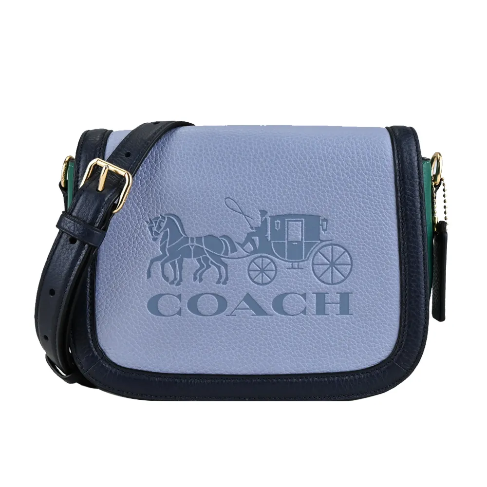 COACH 壓印馬車LOGO素面荔枝紋皮革手拿包(米白) 歷史價格詳細信息