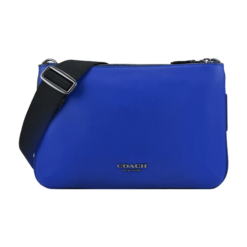 COACH 立體馬車LOGO PVC肩背半月包(淺卡其) 歷史價格詳細信息