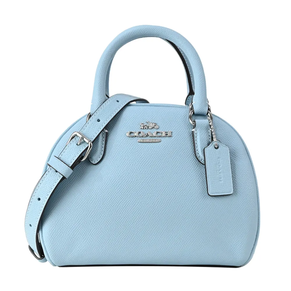 COACH 經典馬車素面防刮皮革托特包(水洗綠) 歷史價格詳細信息