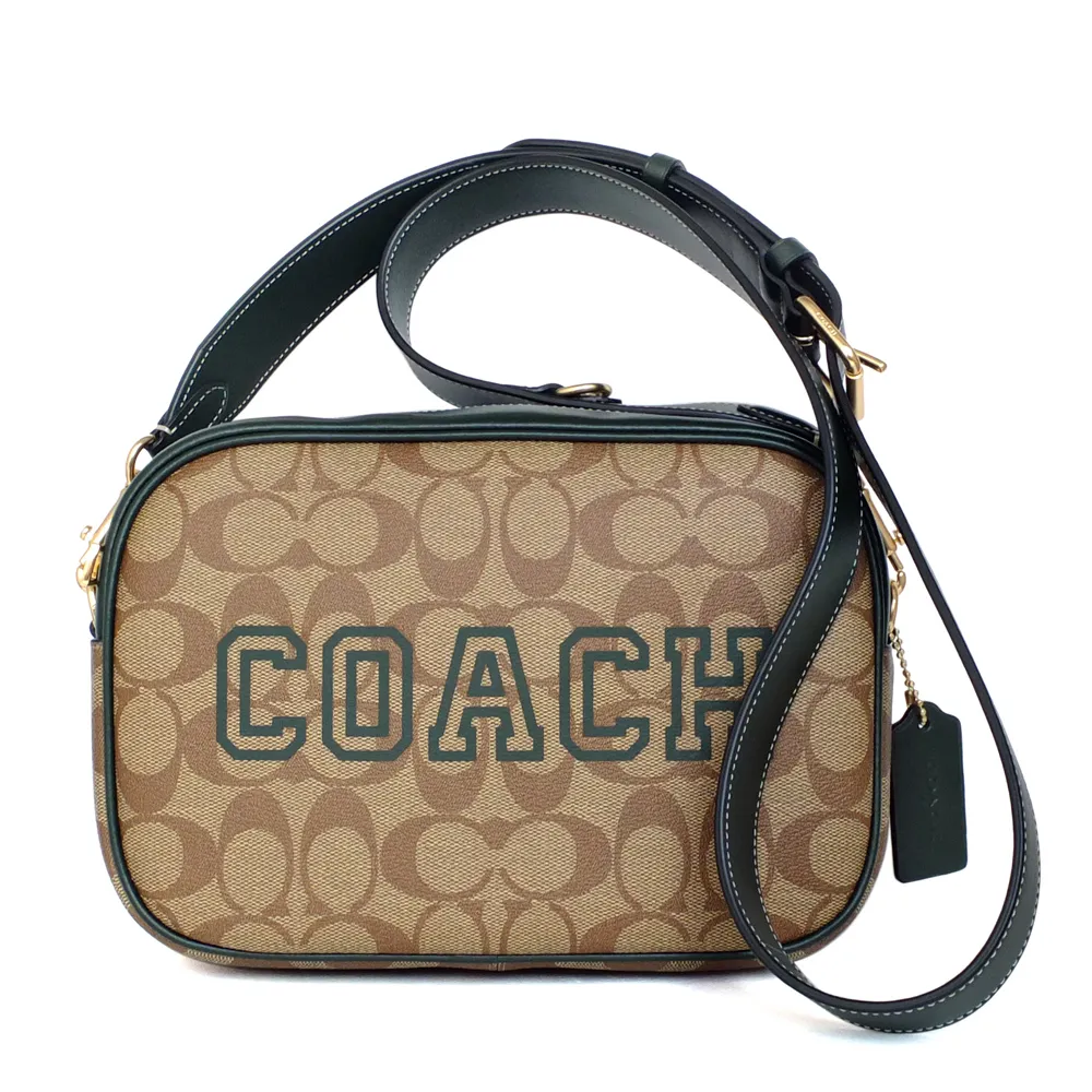 COACH卡其C Logo字印草莓拉鍊中長夾 歷史價格詳細信息