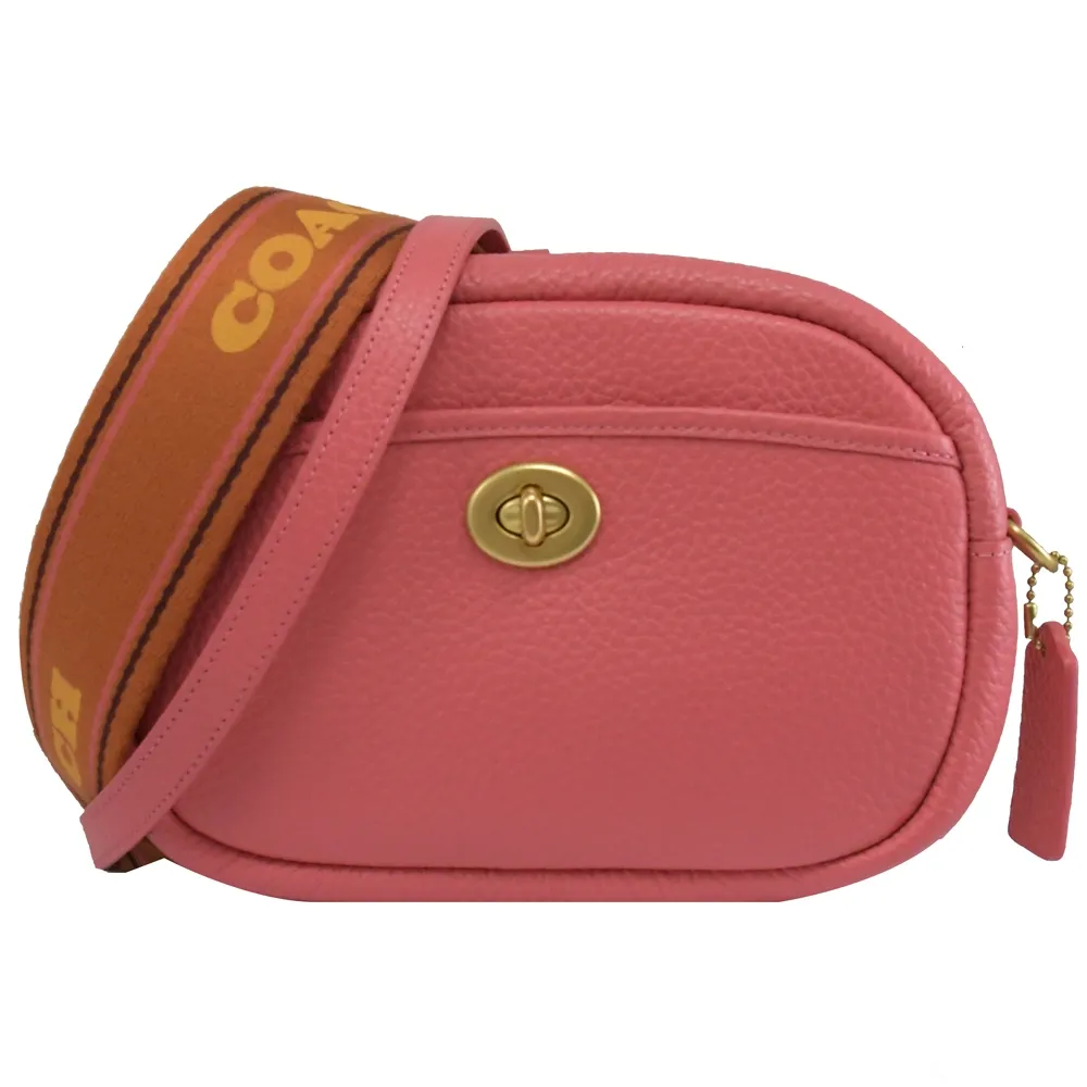 COACH C4823 SOFT TABBY 經典C素面兩用包.橘紅 歷史價格詳細信息