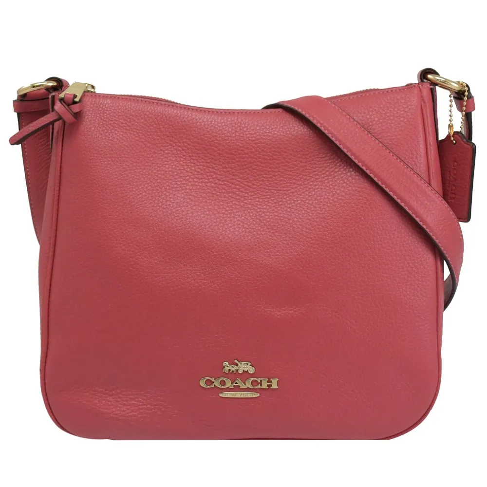 COACH桃紅荔枝紋全皮釦式三摺零錢袋小短夾 歷史價格詳細信息