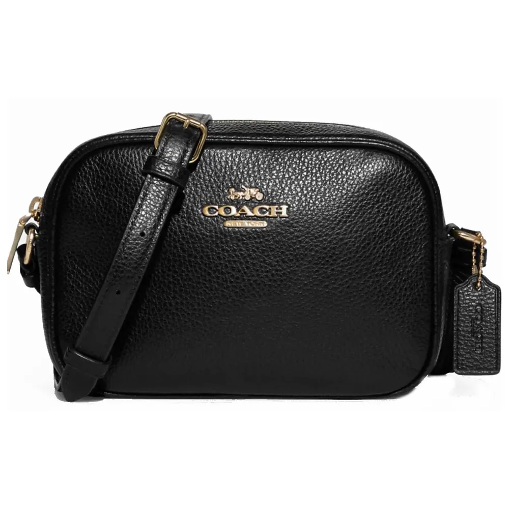 COACH 金標立體亮漆面ㄇ型拉鍊手拿可拆長夾－氣質黑 歷史價格詳細信息