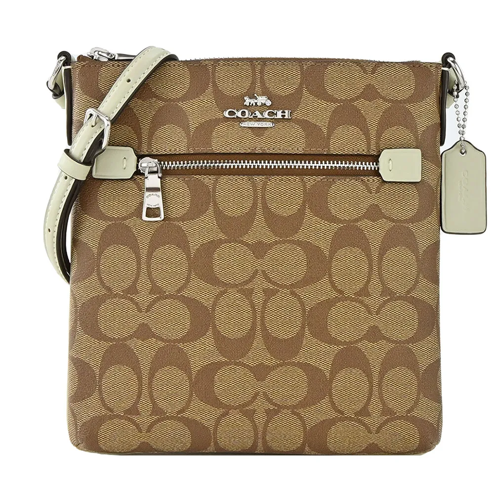 【COACH】ROWAN焦糖咖啡PVC迷你波士頓包鑰匙圈包掛吊飾 歷史價格詳細信息