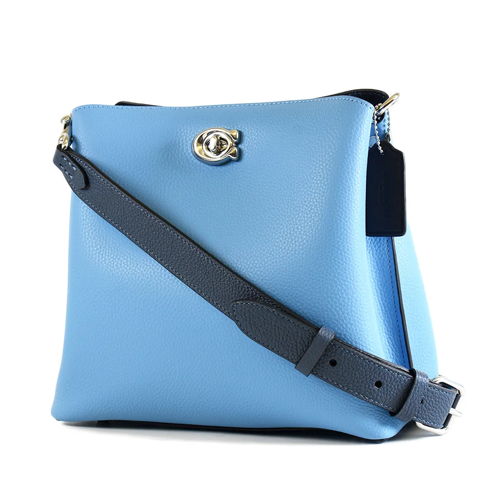 COACH_專櫃款 雙扣迷你三摺皮夾兩色可選 黑色 老花拼咖啡(贈原廠紙袋紙盒) 歷史價格詳細信息