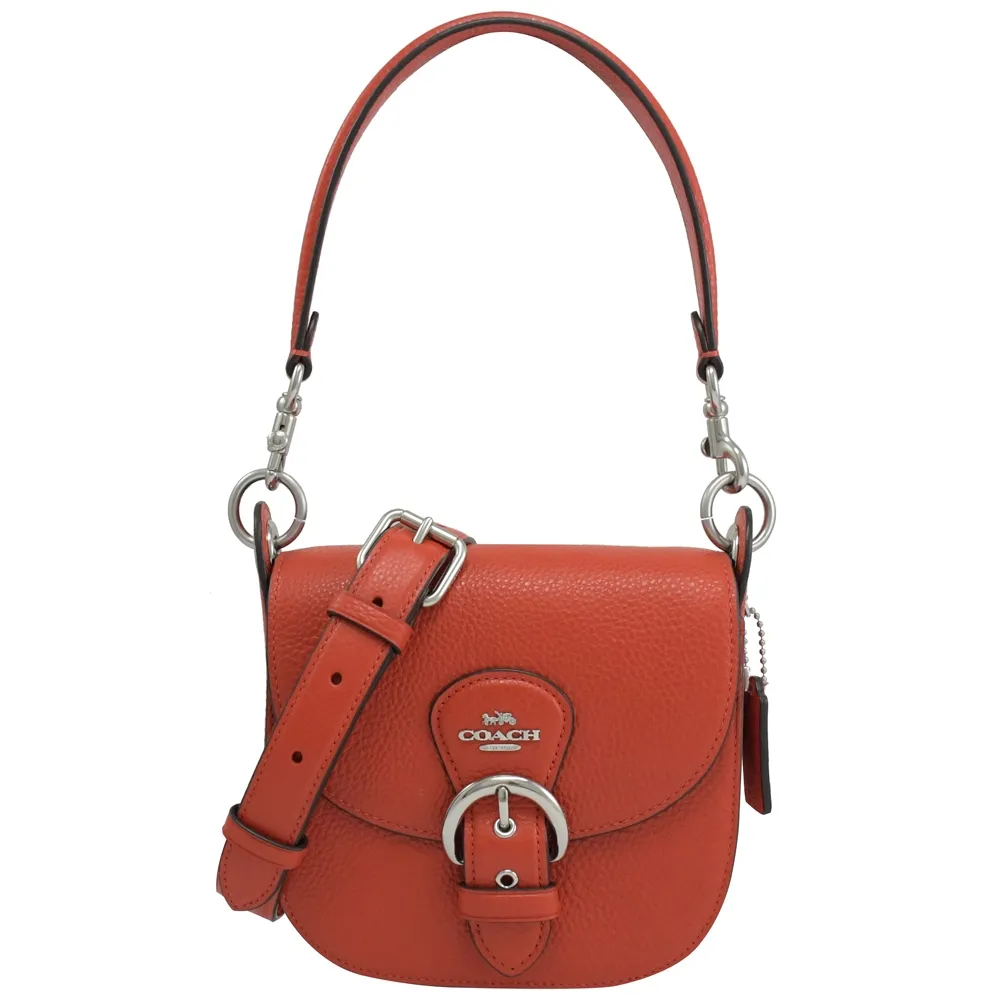 COACH C5675 PENNIE 印花拼接皮革二合一斜背包.深咖/黑 歷史價格詳細信息