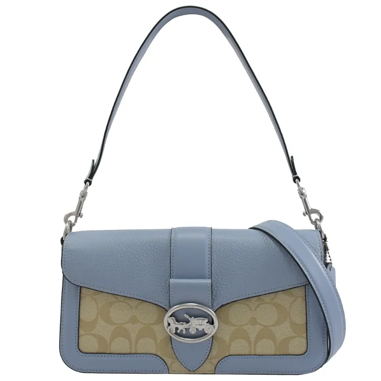 COACH C4065 Georgie拼色造型兩用酒神包.桃/酒紅 歷史價格詳細信息