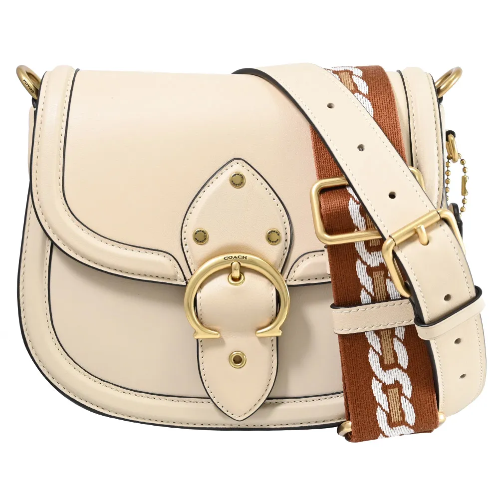 COACH C3738 BEAT 新版C釦雙背帶斜背馬鞍包.紅 歷史價格詳細信息