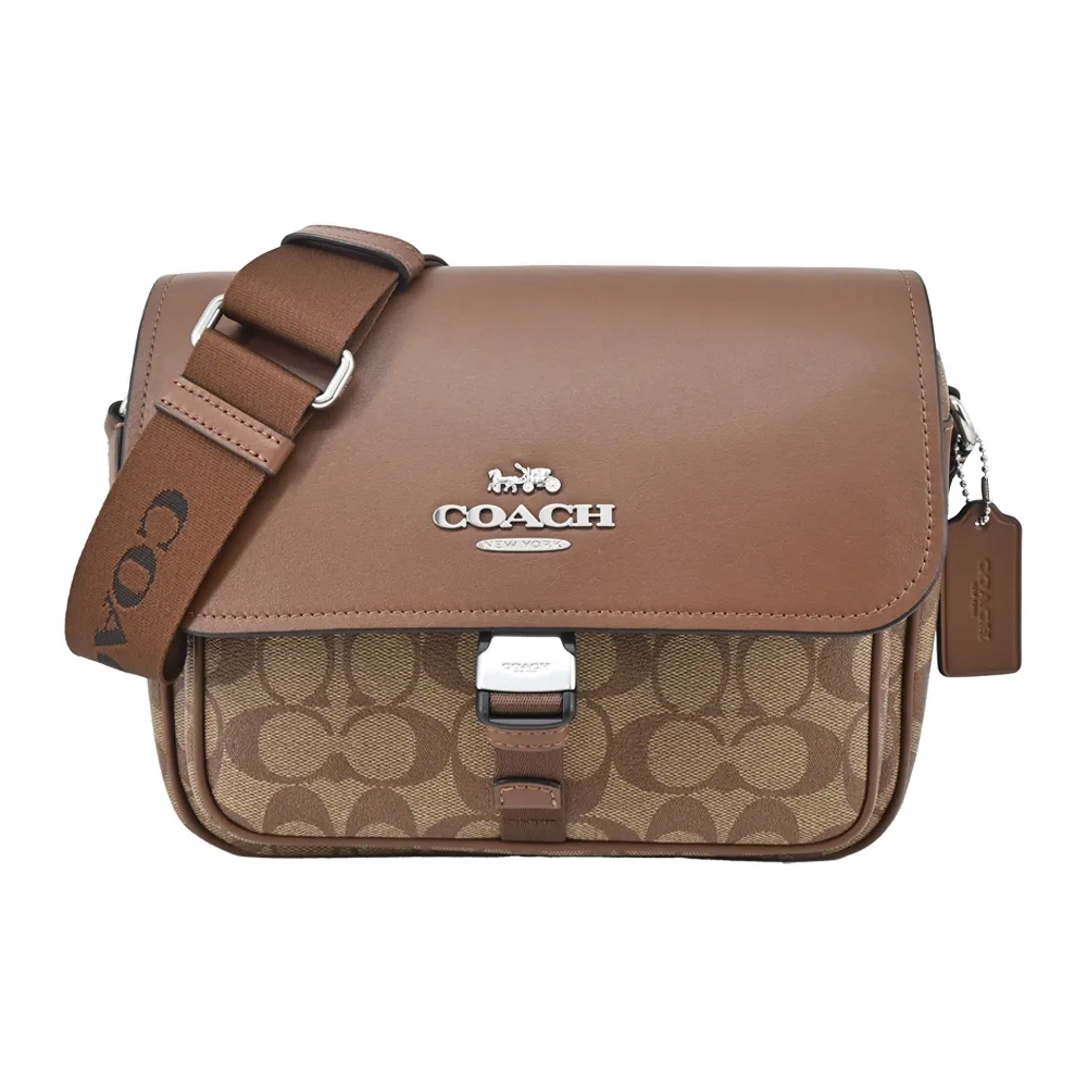 COACH Pace黑色真皮半月寬底肩斜背兩用包 歷史價格詳細信息