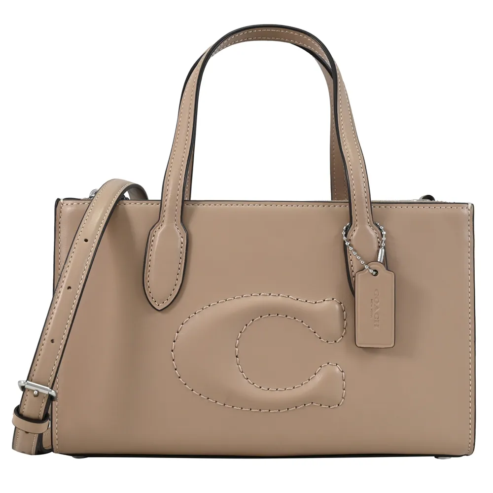 COACH NINA 經典立體C字LOGO 全皮手提斜背托特包(多色多款/迷你) 歷史價格詳細信息