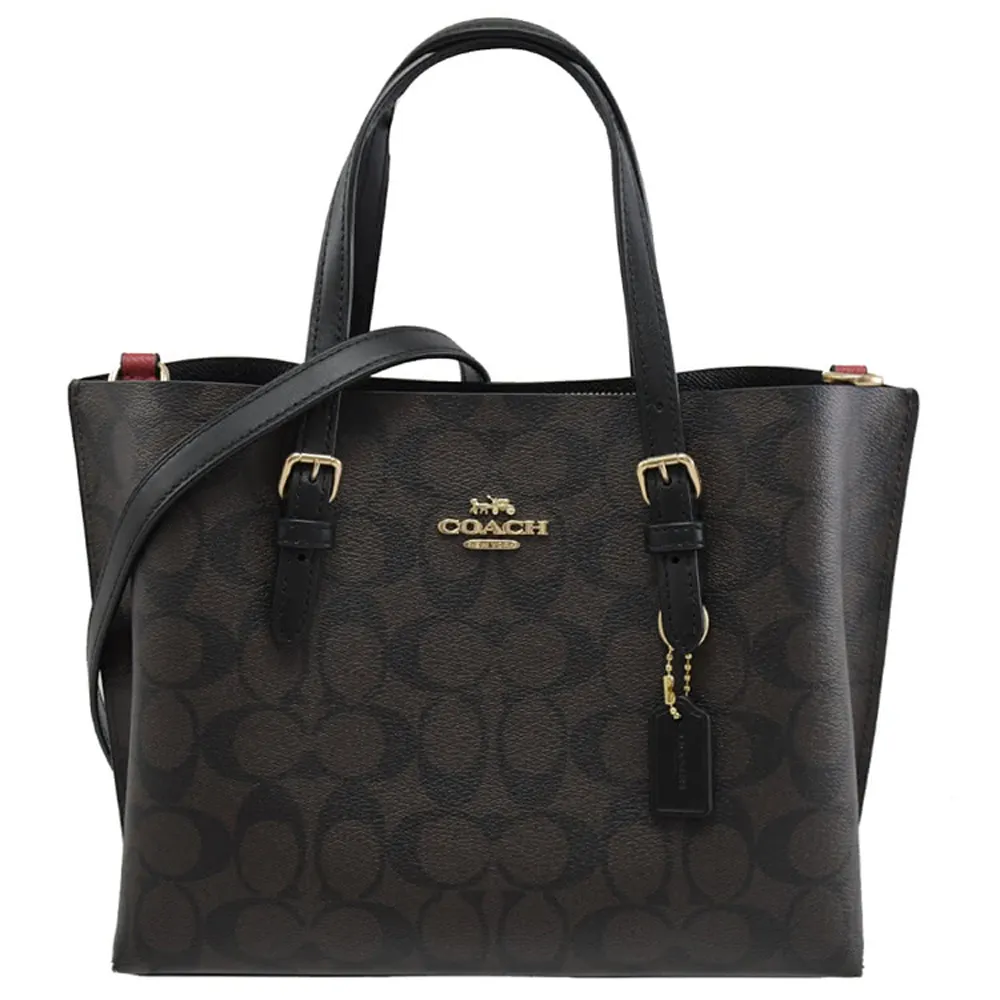 COACH C4280 壓印LOGO荔枝皮革4卡零錢包.黑 歷史價格詳細信息