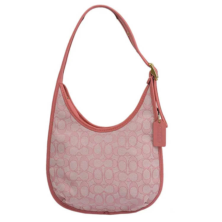 COACH C5588 KLEO 絨面拼接皮革兩用斜背/手拿包.深藍 歷史價格詳細信息