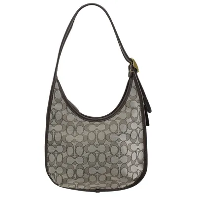 COACH C5588 KLEO 絨面拼接皮革兩用斜背/手拿包.深藍 歷史價格詳細信息