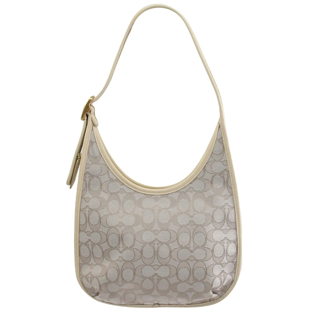 COACH C5588 KLEO 絨面拼接皮革兩用斜背/手拿包.深藍 歷史價格詳細信息