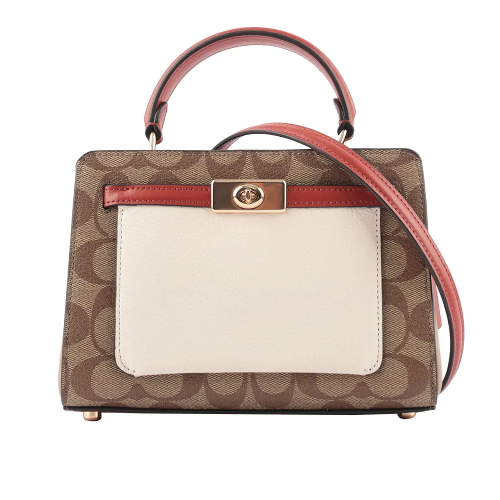 二手 COACH 白色 托特包 手提包 F57520 有污 現貨【C210871】 歷史價格詳細信息