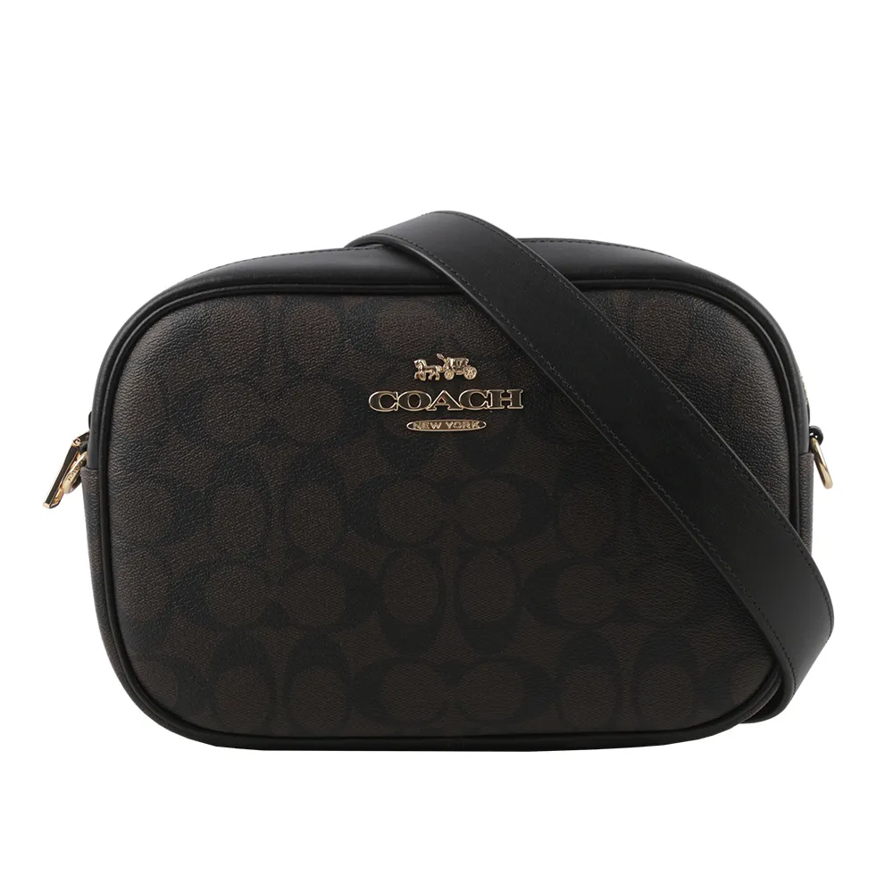 COACH Jamie 塗層帆布拼皮革迷你相機包(卡其/亞馬遜綠) CE599 IMRQE 歷史價格詳細信息