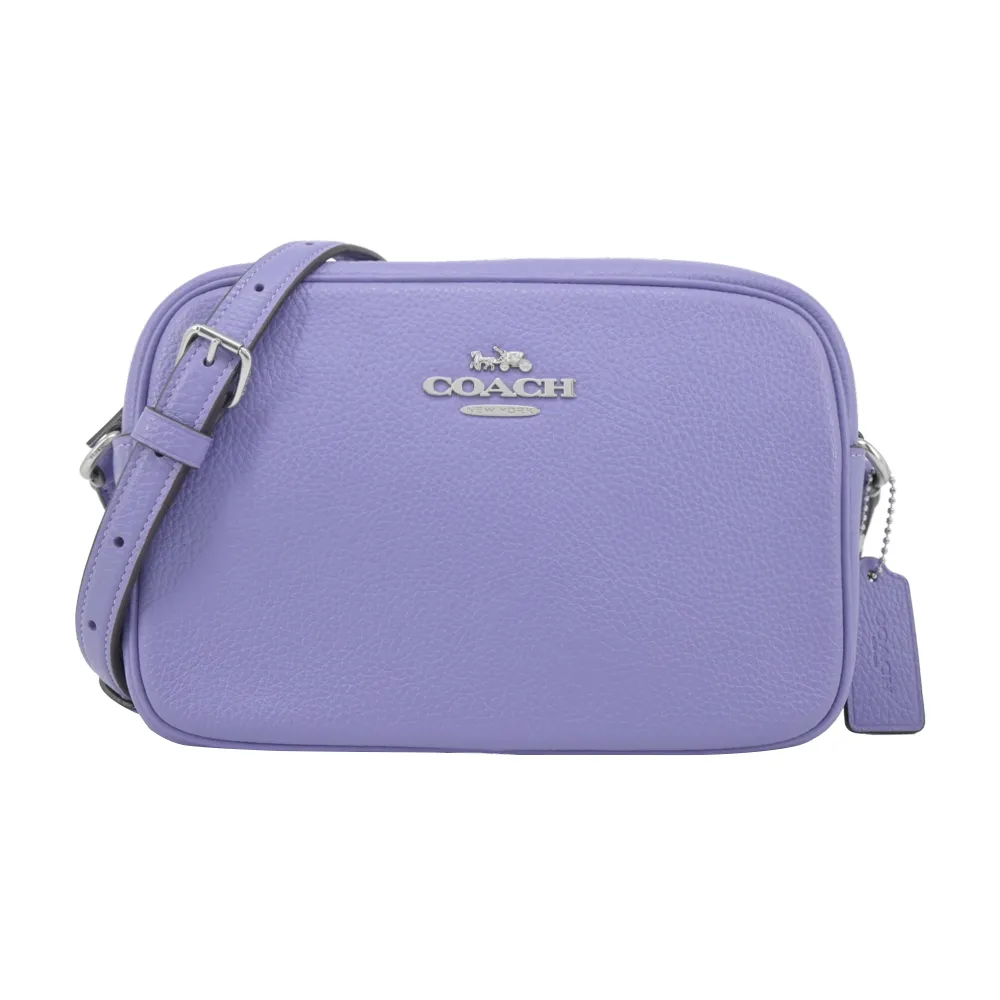 COACH 薰衣草紫藍莓造型銀字金屬LOGO斜背手提兩用包 歷史價格詳細信息
