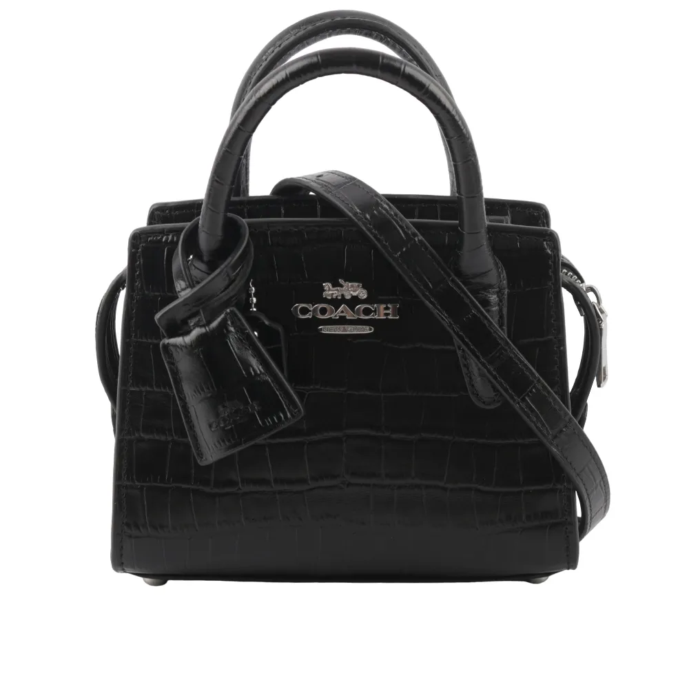 【COACH】鱷魚壓紋皮革 / LARGE 小款 / 斜背 兩用包(藕色) 歷史價格詳細信息