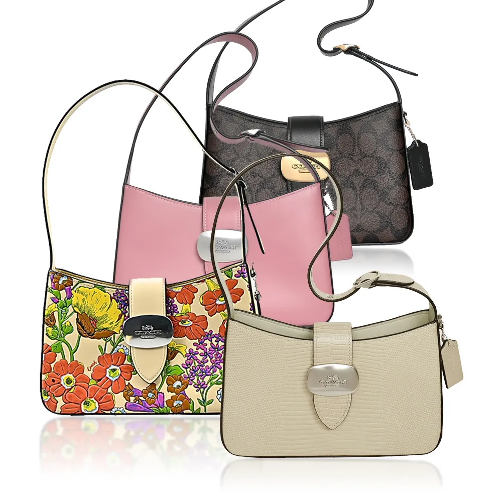 COACH 真皮/PVC C Logo人氣輕巧小廢包(多色多款) 歷史價格詳細信息