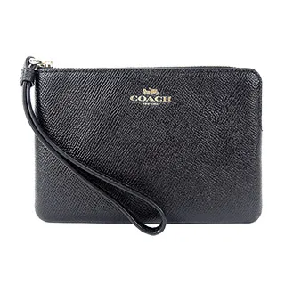 COACH 燙印馬車防刮皮革拉鍊手拿包(皇家藍) 歷史價格詳細信息