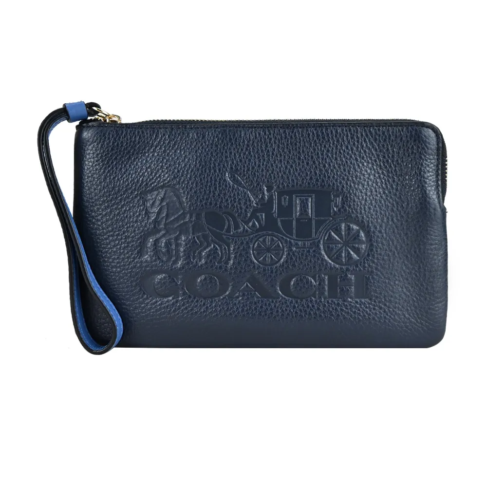 COACH 馬車壓印荔枝紋皮革斜背相機包(撞色紫紅) 歷史價格詳細信息