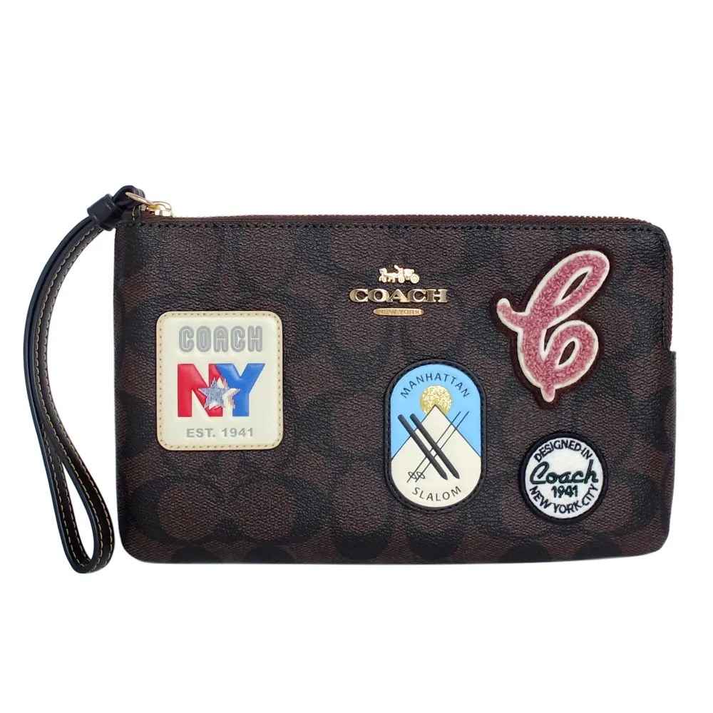 COACH深咖簡約品牌烙字全皮二合一雙夾八卡男夾 歷史價格詳細信息