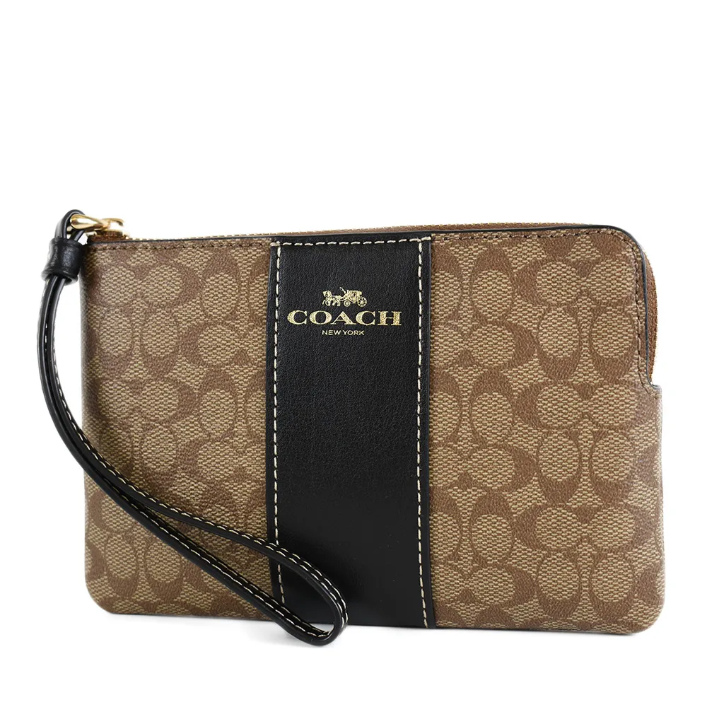 COACH 防刮皮革C字掛飾鑰匙圈-千鳥格 歷史價格詳細信息