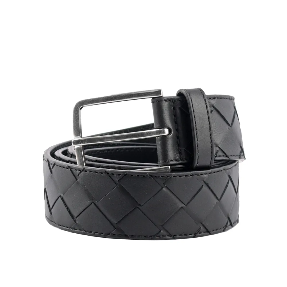 BOTTEGA VENETA 新款經典皮革大格編織男款雙折短夾 (黑色) 歷史價格詳細信息