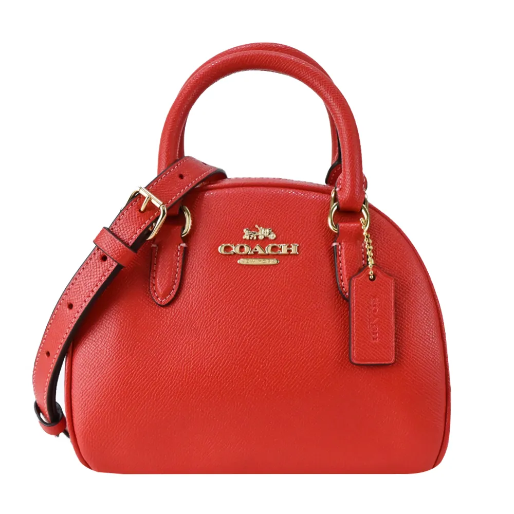 COACH 經典馬車素面防刮皮革托特包(水洗綠) 歷史價格詳細信息