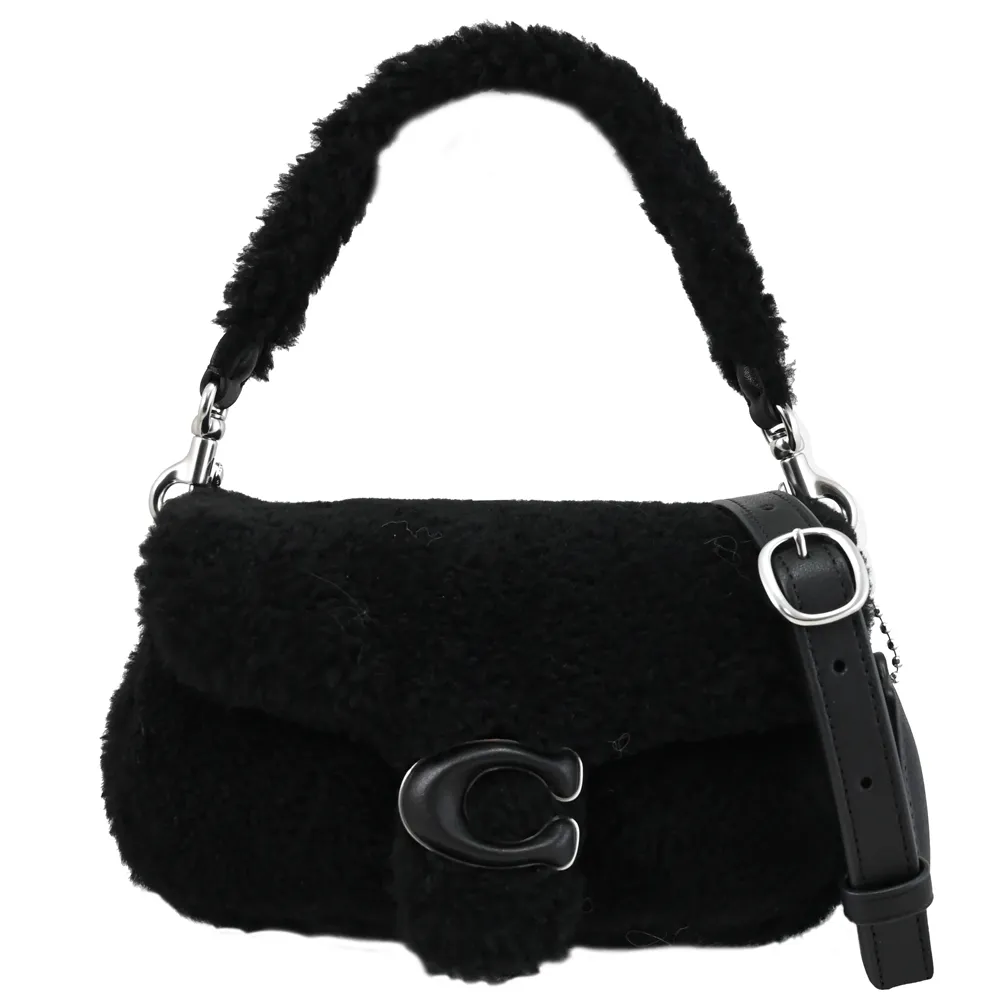 【COACH】TABBY 20 質感荔枝紋皮革金屬C字肩背/斜背兩用酒神包(-深石灰色) 歷史價格詳細信息