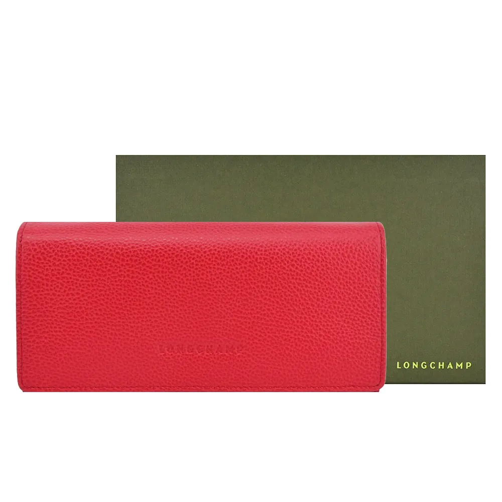 LONGCHAMP LE FOULONNÉ系列氈製羊毛寬背帶翻蓋斜背包(中/黑) 歷史價格詳細信息