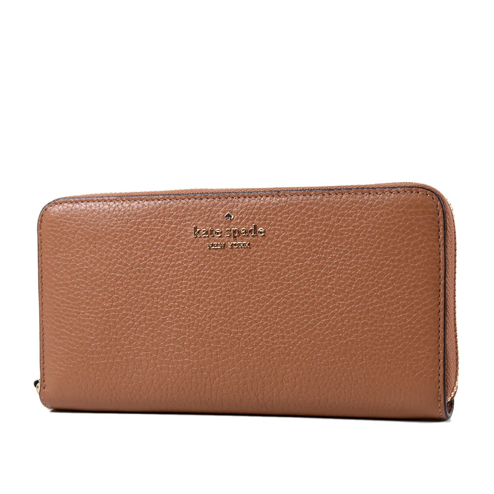 KATE SPADE 荔枝紋拉鍊手掛鑰匙/證件/零錢包-黑色 歷史價格詳細信息